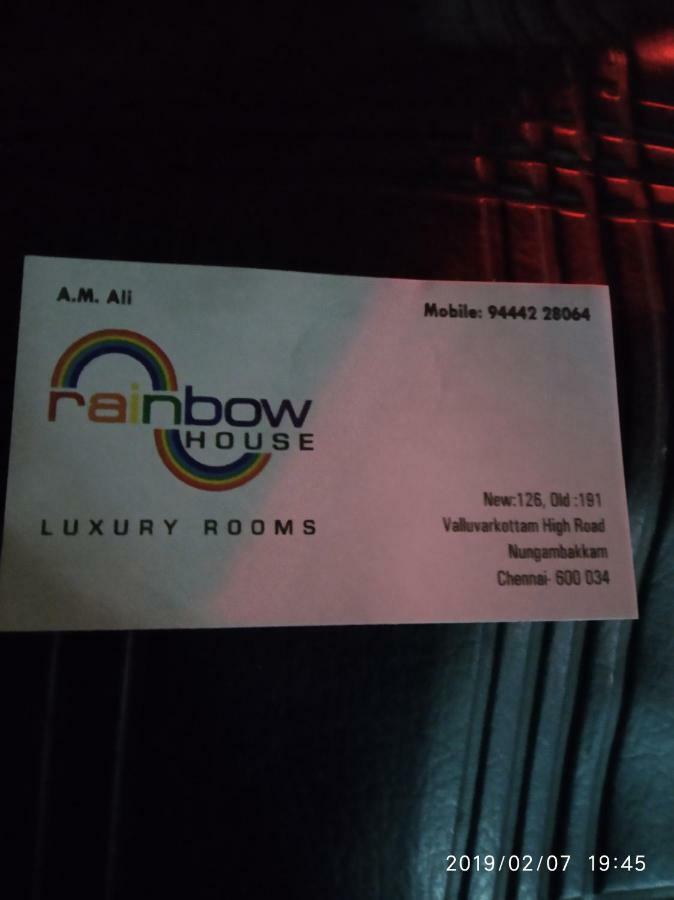 Rainbow House Luxury Rooms Čennai Exteriér fotografie